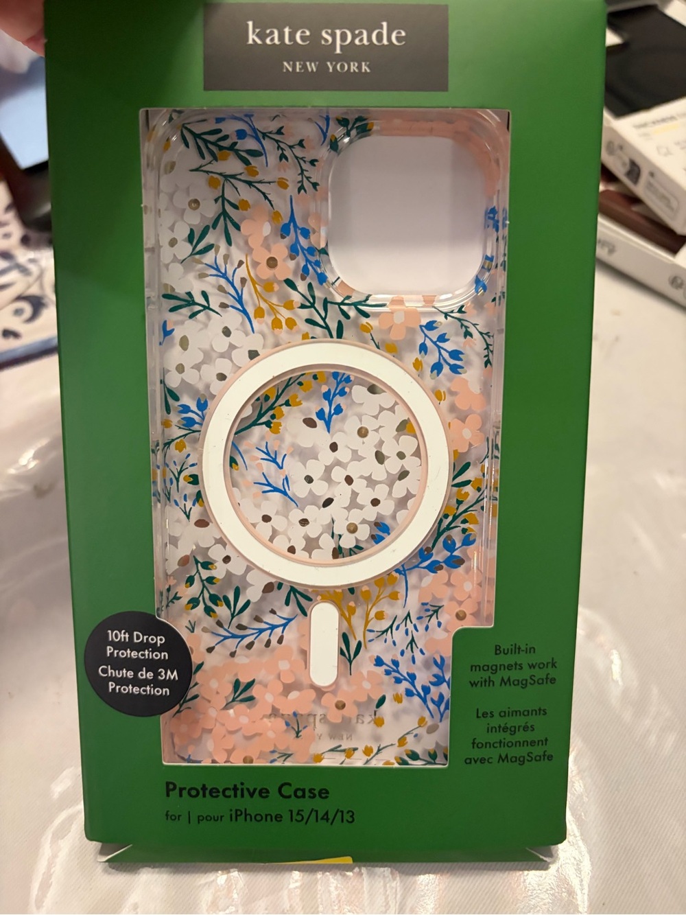 New Kate Spade Floral IPhone case for IPhone 15, 14, and 13
